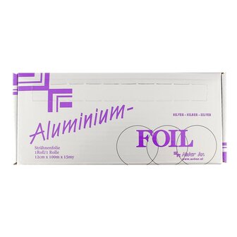 Nebur Aluminium Folie Zilver 100m x 12cm | HD-Haircare