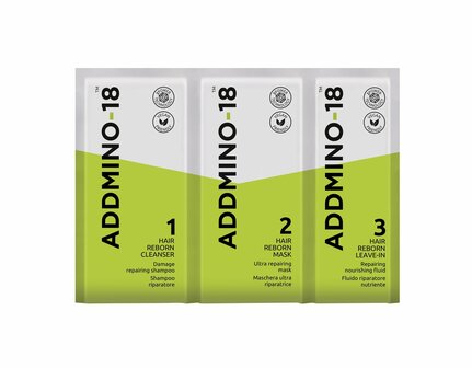 Addmino-18 Hair Reborn Sachet 10ml+10ml+5ml 24st