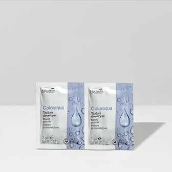 Coloraqua Texture Developer Mixing Powder - 3gr + 3gr (36 zakjes) | HD-Haircare.pro