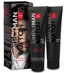 Nouvelle Simply Man Match Color Kit 40+40ml Donker As Bruin