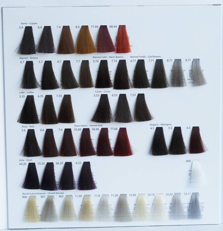 Silky Color Chart 4 luik