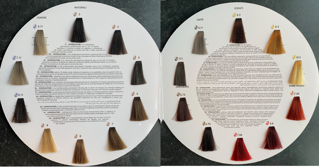 Nouvelle EspressoTime Color Chart  HD Haircare