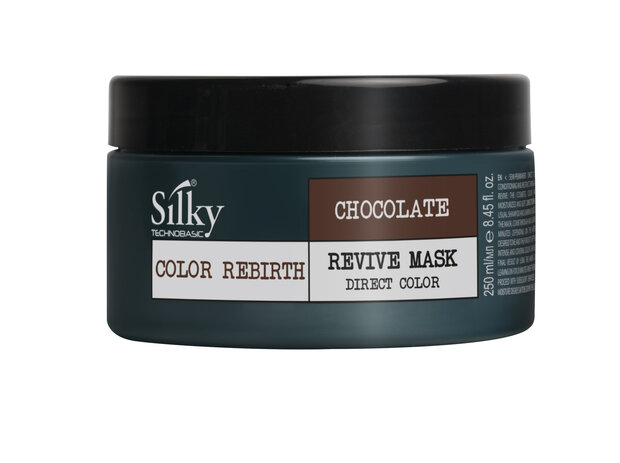 Silky color rebirth revive mask CHOCOLATE 250ml |HD Haircare