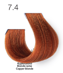 Coloraqua Haarverf - 7.4 Copper Blonde - 75ml | HD-Haircare.nl