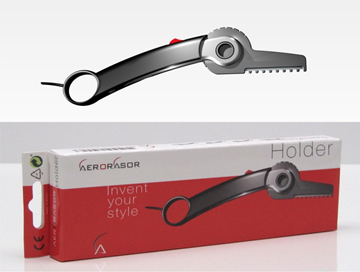 Aerorasor Single Holder  Nu tijdelijk actie + gratis doosje S type (8 stuks)