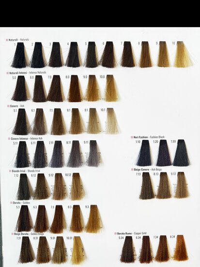 Silky Color Chart 4 luik