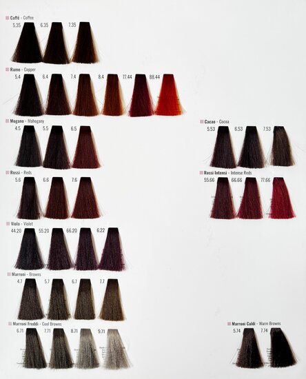 Silky Color Chart 4 luik